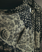 "Christian Dior" 80's-90's Elegant printed silk blouse