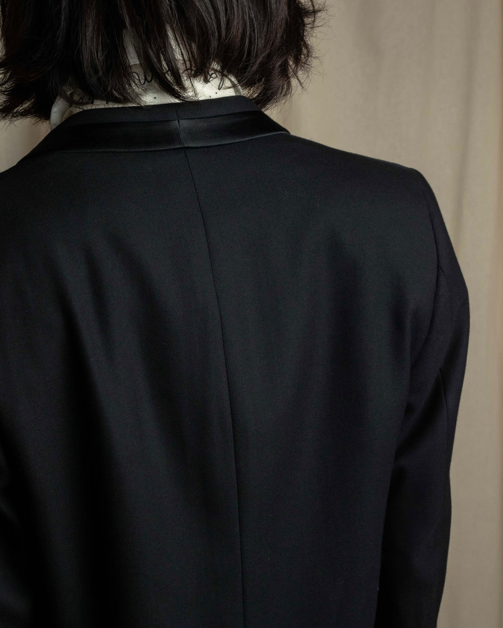 "BALENCIAGA" Structured tailored shawl collar jacket