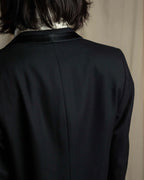 "BALENCIAGA" Structured tailored shawl collar jacket