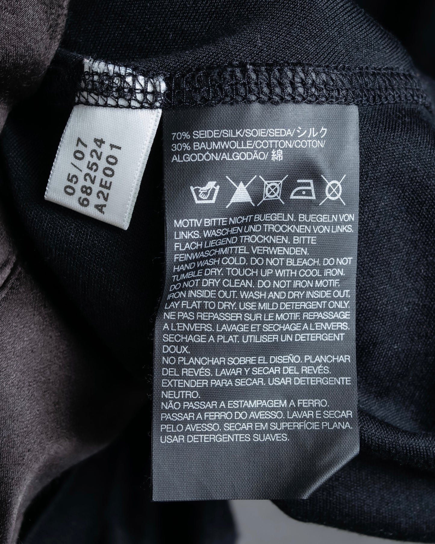 "Y-3" Drawstring switching design pullover