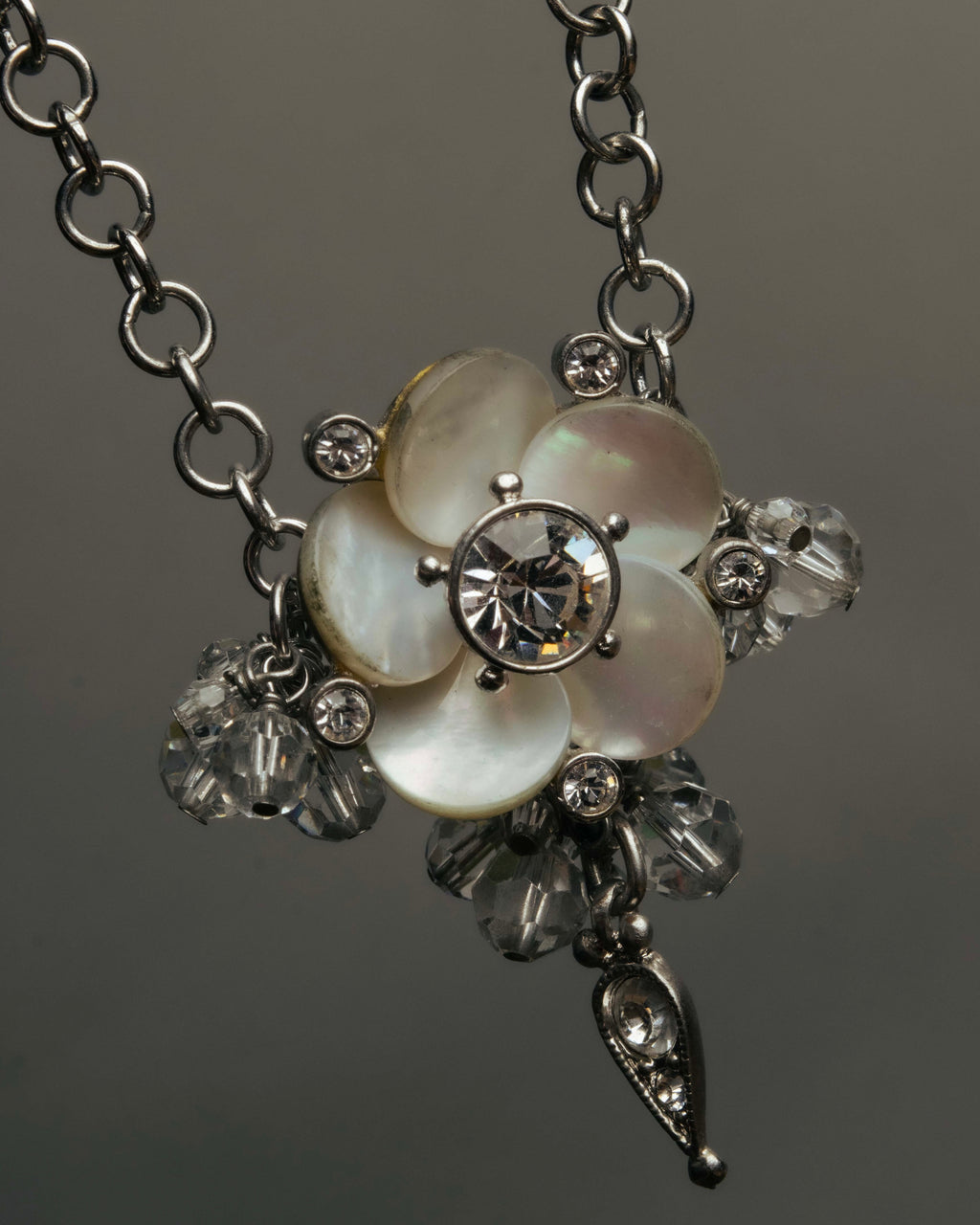 "Christian Dior" 00's Floral charm bracelet