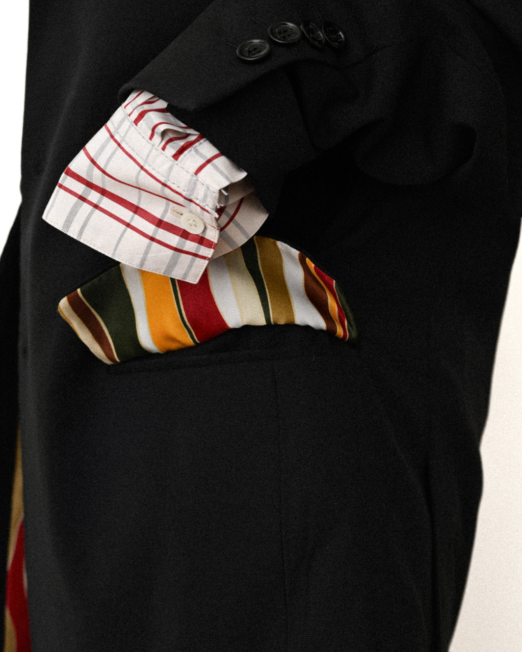 Dolce＆Gabbana/ Color Block Lining Single Breasted 3B Set-up