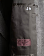 "Vintage heathered wool tailored jacket"