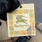 "BURBERRYS" Windowpane check cashmere muffler