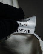 –SPECIAL– "LOEWE" 00’s Satin dolman sleeve destroy edge shirt