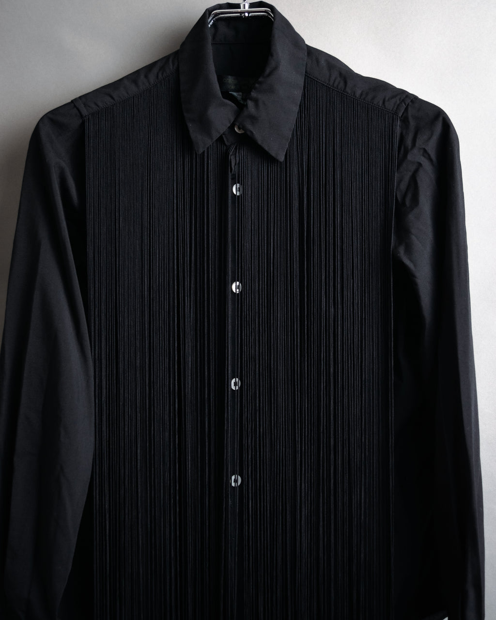 “COMME des GARCONS” 2022SS  Fringed dress shirt