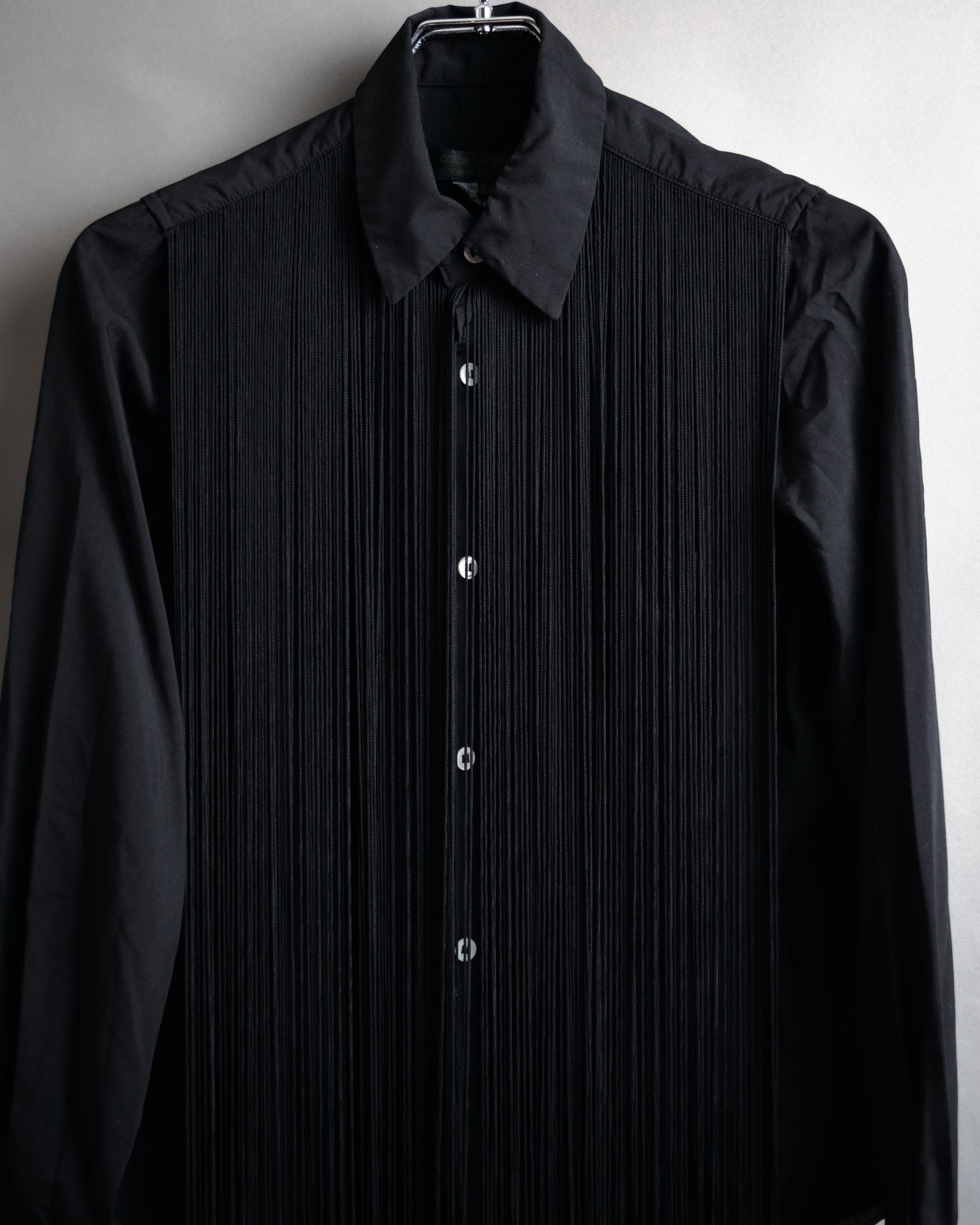 “COMME des GARCONS” 2022SS  Fringed dress shirt
