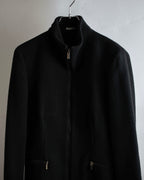 "GIORGIO ARMANI" Minimal design double zip-up jacket