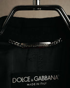 "DOLCE & GABBANA" 00's-10's Cashmere blend chesterfield coat