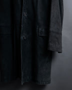 -SPECIAL- "GUCCI" 1998's-01's Tom Ford period beautiful faded suede long coat
