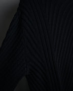 –SPECIAL– “HERMES” 90’s-00’s Bias rib merino knit sweater