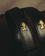 "CELINE" 90's-00's Classic horse carriage waist belt