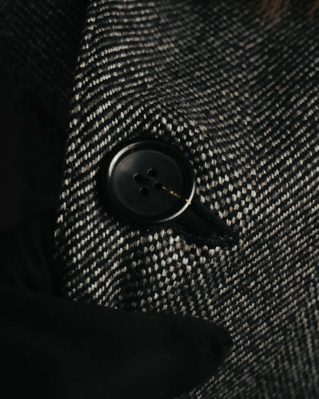 -SPECIAL- "GUCCI" 00's-10's Luxurious beaver fur-collar wool overcoat