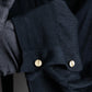 "BALENCIAGA" Silk cashmere gold button short V neck cardigan