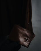–SPECIAL– "HERMES"
00’s Transformable leather-trim viscose shirt