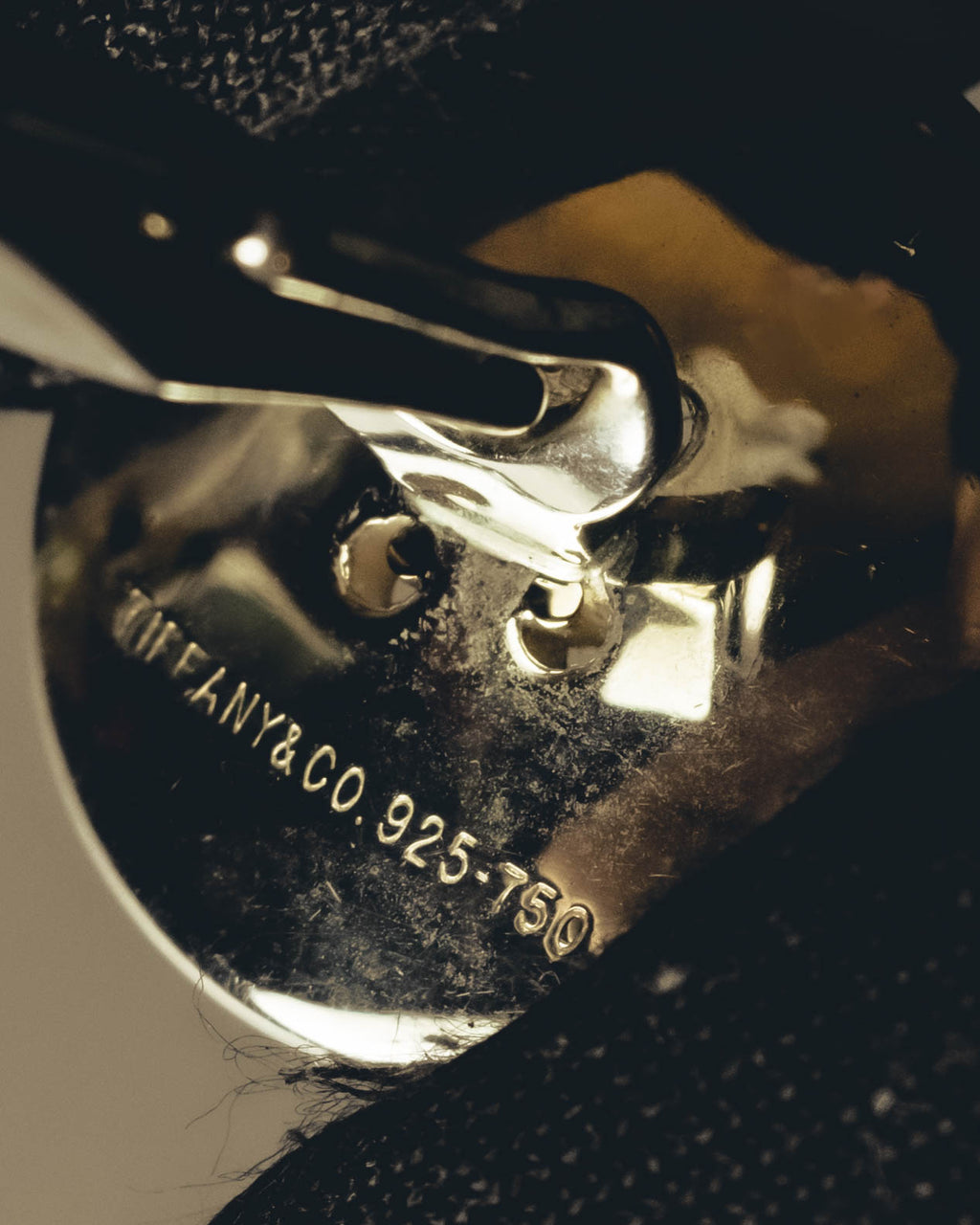 "Tiffany & Co." 90's-00's Sterling silver knot cufflinks