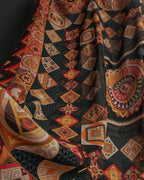 "Salvatore Ferragamo" 2010's Geometric tribal print silk scarf