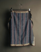 “Yves Saint Laurent” 90’s-00’s Paisley stripe cotton scarf