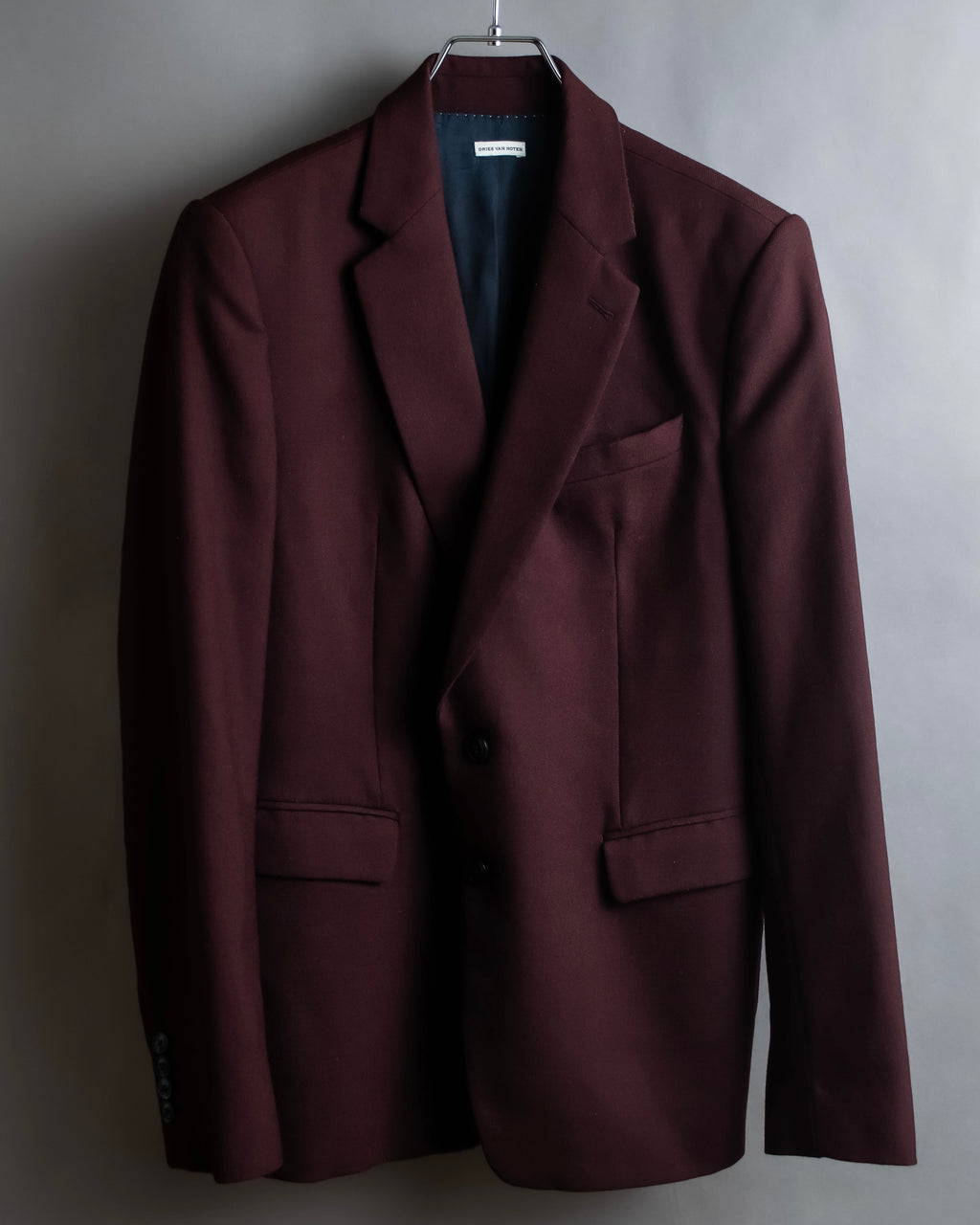 "DRIES VAN NOTTEN" Beautiful burgundy color tailored jacket