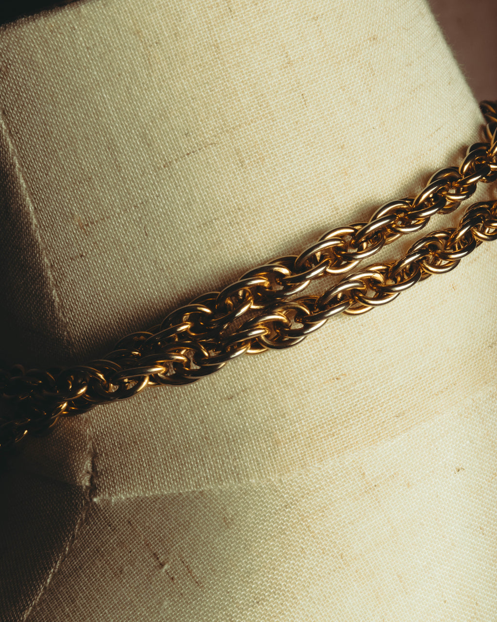 –SPECIAL– "CHANEL" 80's Gripoix Byzantine cross pendant necklace