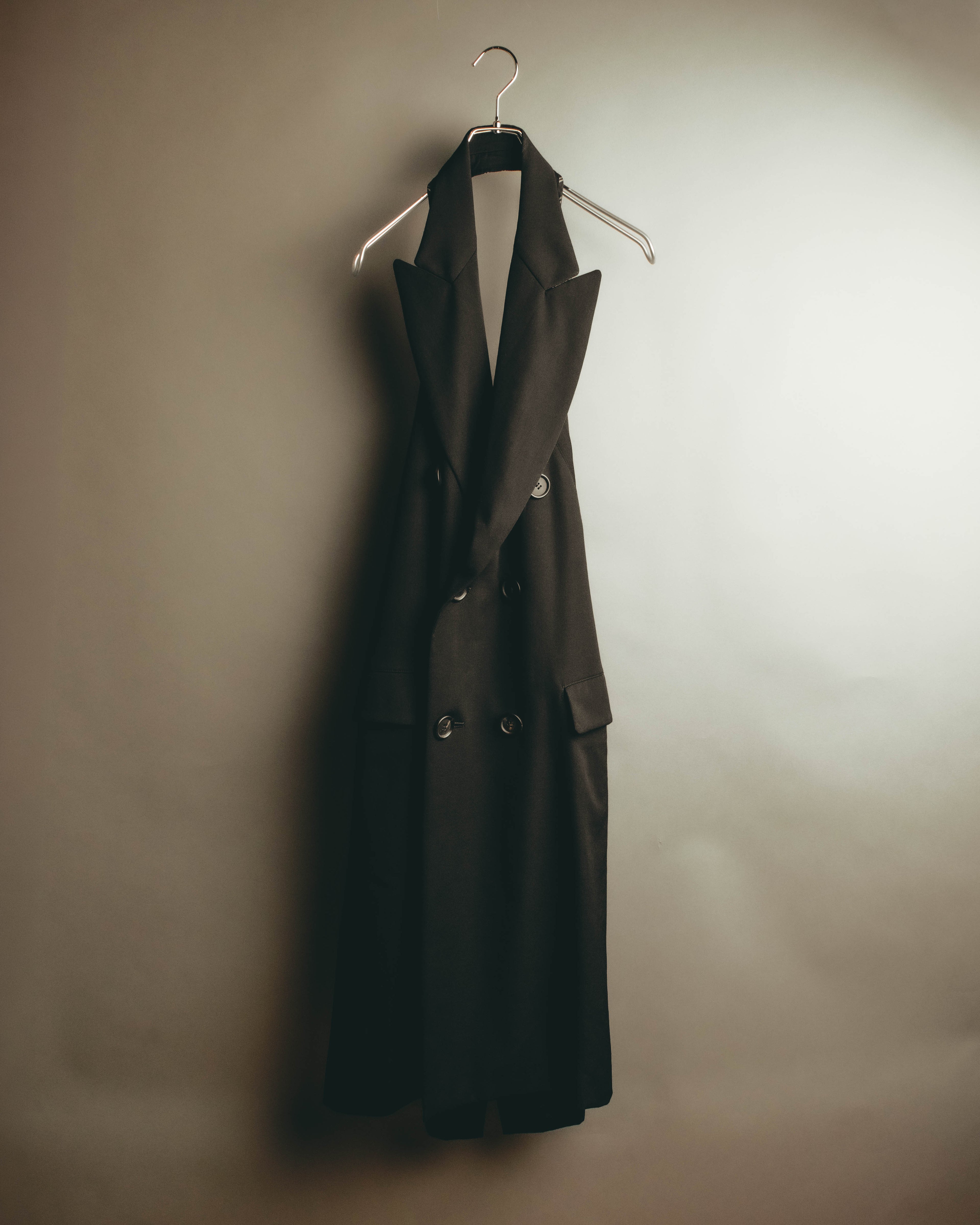 "REGULATION Yohji Yamamoto" 2022AW Sculptural sleeveless long vest