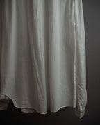 "BURBERRY" Frill design collarless blouse