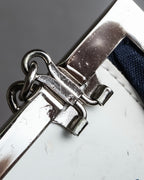 "YVES SAINT LAURENT" Clasp design chain shoulder patent leather bag