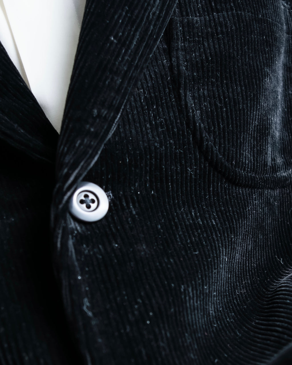 “Y’s for men” beautiful black corduroy single tailored jacket