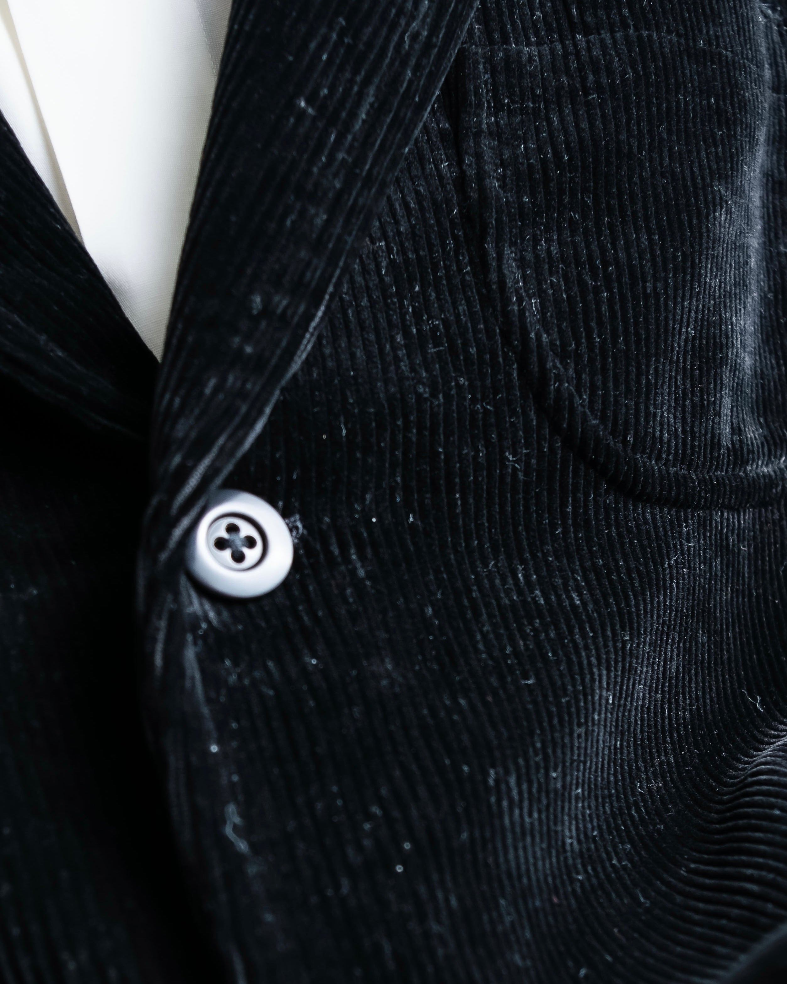 “Y’s for men” beautiful black corduroy single tailored jacket