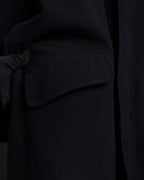 "YOHJI YAMAMOTO" Straight line stand collar coat