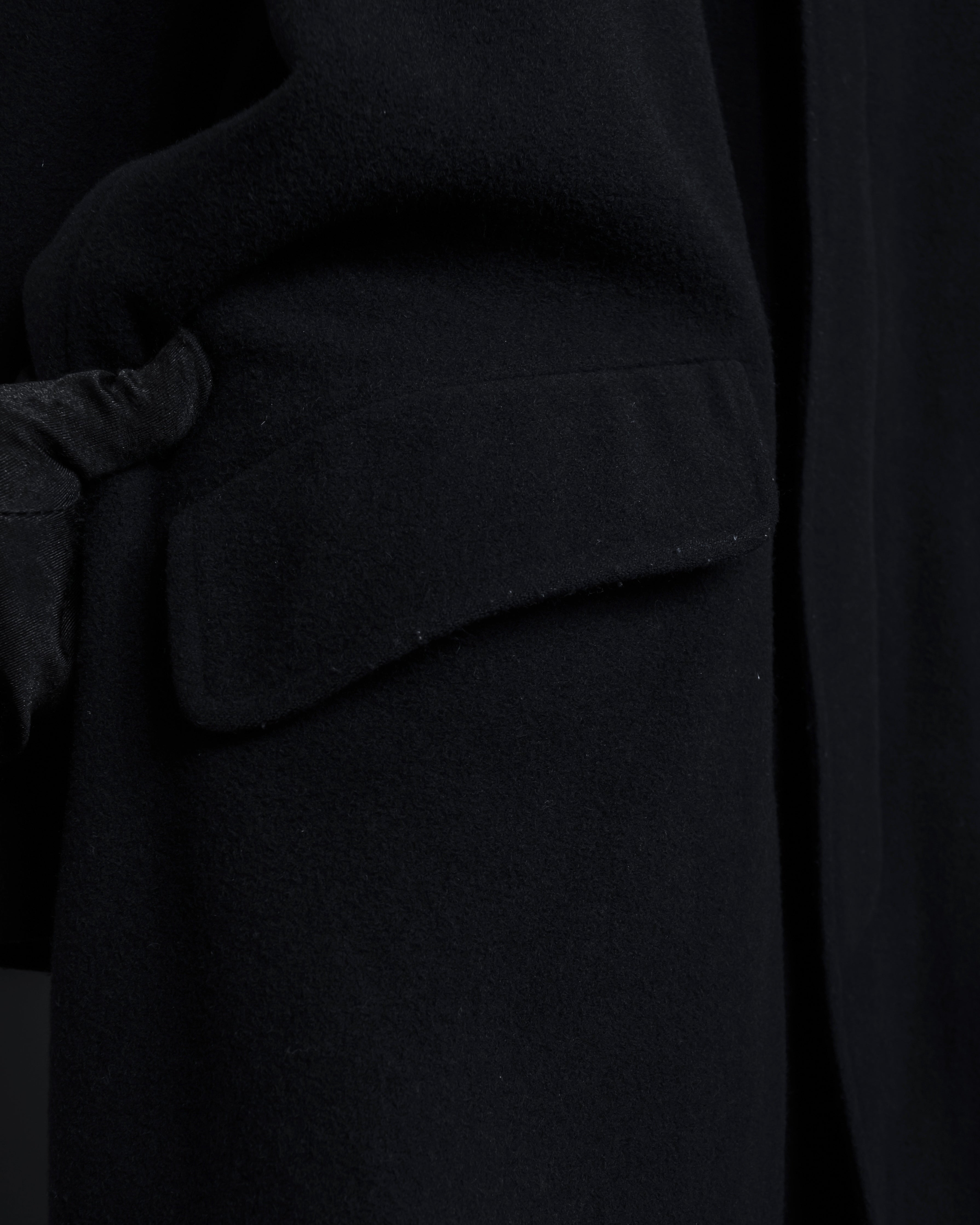 "YOHJI YAMAMOTO" Straight line stand collar coat