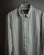 "GUCCI" Diamond jacquard striped shirt