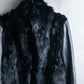 "MOLOKO BAR" Real fur docking leather jacket