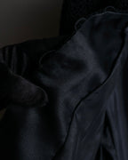 "JEAN-LOUIS SCHERRER" Lace frill design ribbon attached jacket