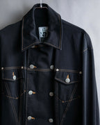 "JEAN PAUL GAULTIER JEANS"
Military detail stitching denim coat