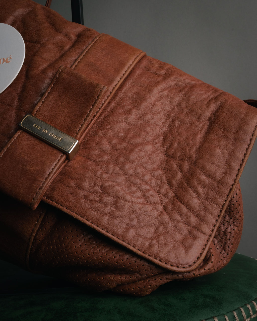 “See By Chloé” 2010’s soft grained leather shoulder bag