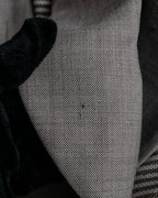 "Christian Dior" Double shawl collar design tailored jacket