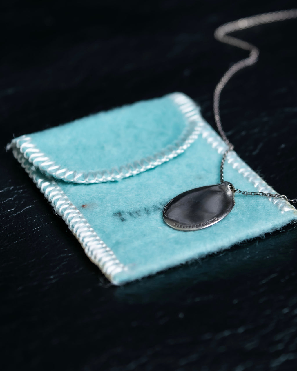 "Tiffany&Co Elsa Peretti madonna necklace