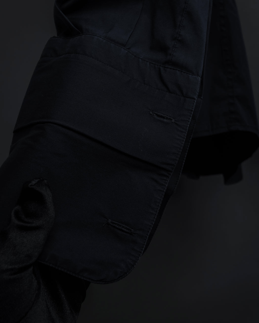 "Dolce & Gabbana" Logo embroidered tie design dress shirt