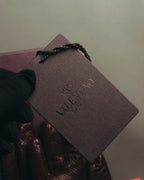 "VALENTINO GARAVANI" 2010's Burgundy perforated leather gloves