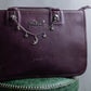 "JEAN PAUL GAULTIER" Horizontal star＆moon chain design purple leather bag