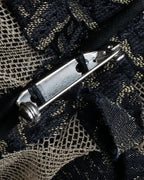 "DOLCE &amp; GABBANA" Flower motif tulle layered brooch