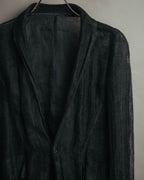 -SPECIAL- “Rick Owens” 2000’s Open weave shawl cardigan