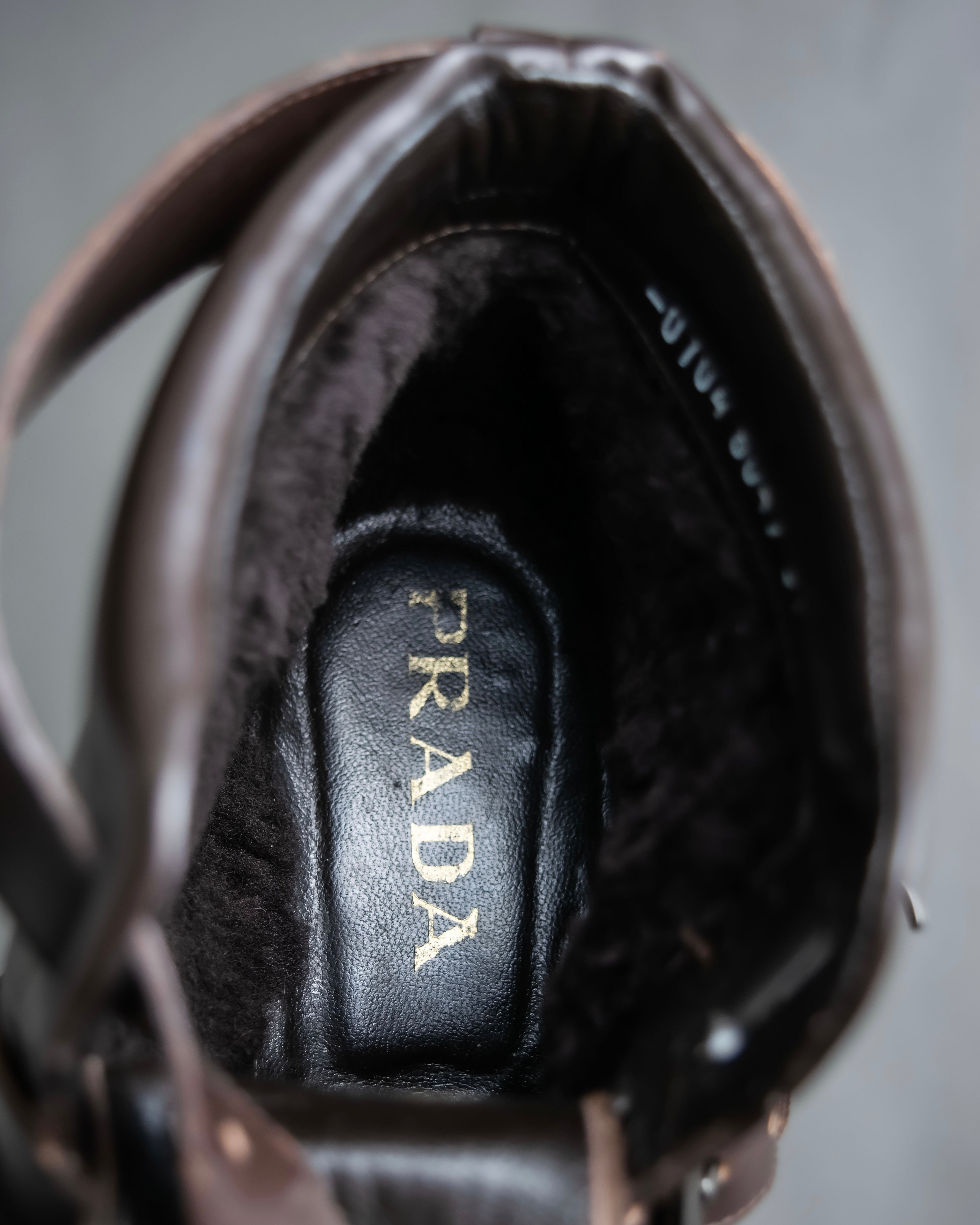 "PRADA" Belt design high cut boots