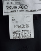 "HERMES" Pinstripe relaxed tailored jacket