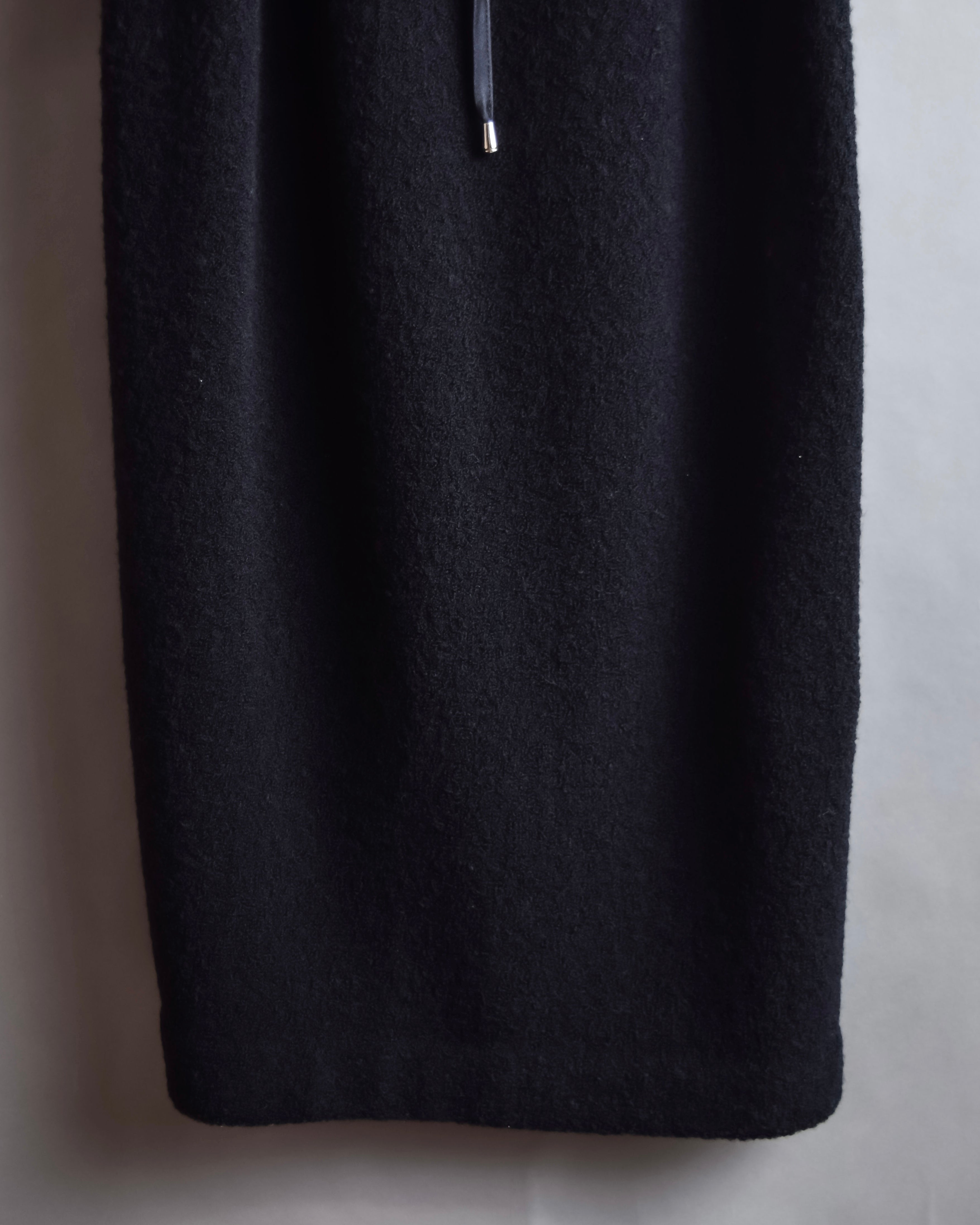 "GIANFRANCO FERRE" Structured wool satin ruffle inner detail set up