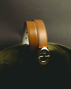 “Gucci” Leather reversible Double G belt