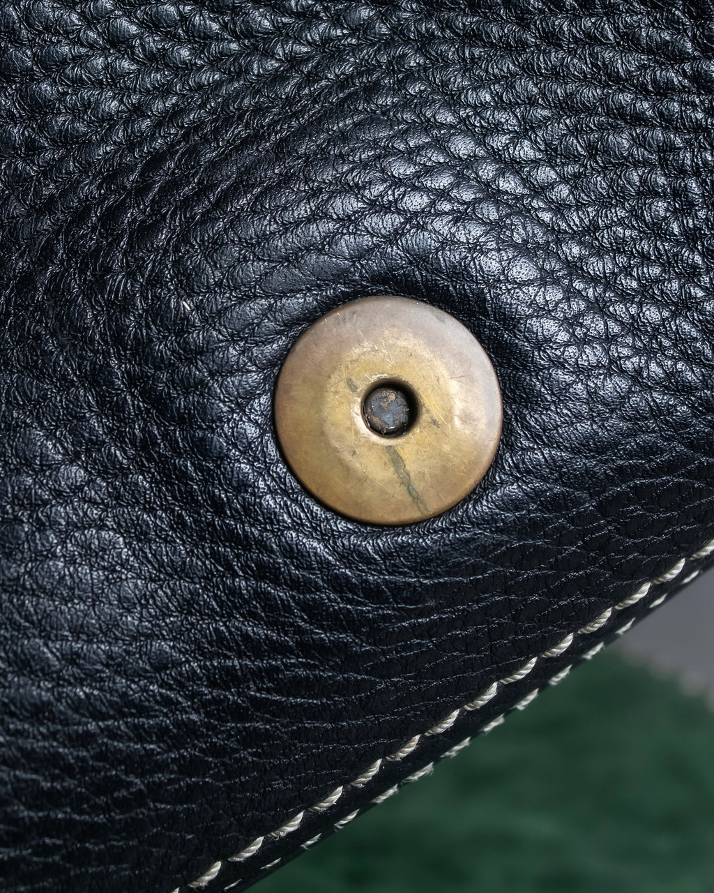 "CELINE" Gold buckle design large shoe bag shoulder bag