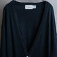 "Vintage deep V-neck long cardigan"