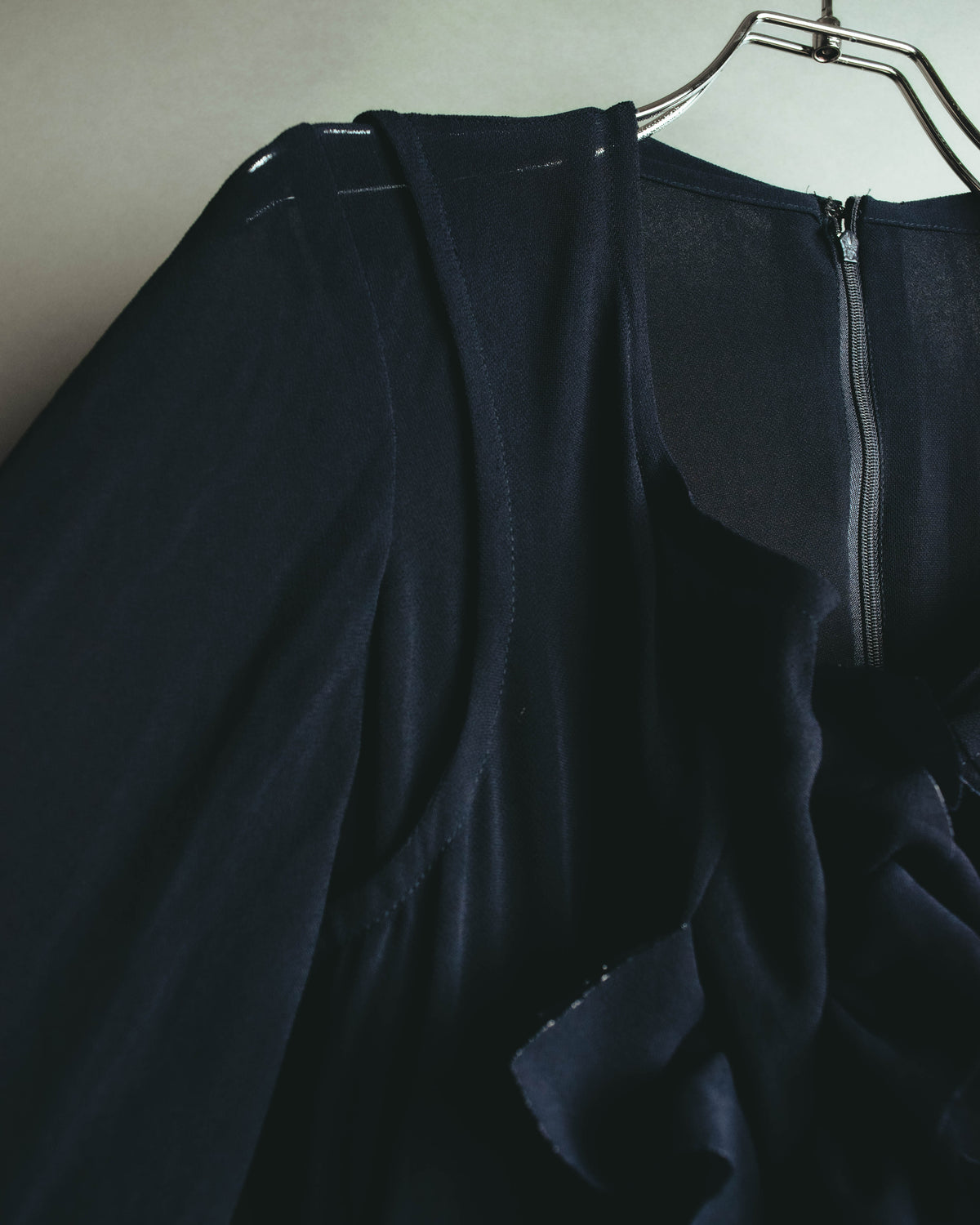 "COMME des GARÇONS" 90's Sculptural ruffle maxi dress